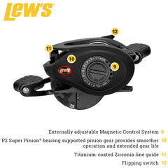 Lew's SuperDuty LFS braid-ready 34mm spool supports heavier lines