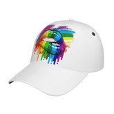 Rainbow LGBT Pride hat - unisex adjustable baseball cap for men and women