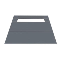 LGHQGHXF Thicken Ice Fishing Tent Floor Mat opening for comfortable seating on cold days.