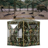 LHUTOR hunting blind 270-degree window view for broad concealment and shooting angles