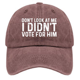 Liabiliies Dont Look At Me hat with mesh cap for breathable comfort on hot days.
