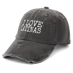 liabiliies I Love Latinas hat with a funny design for standout style