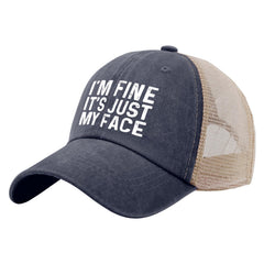 Liabiliies hat denim texture, vintage style for casual days