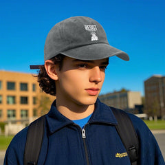liabiliies Resist The Power hat, washed grey finish, versatile casual style.