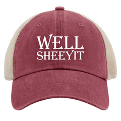 liabiliies Well Sheeyit Hat side profile highlights compact silhouette and breathable mesh