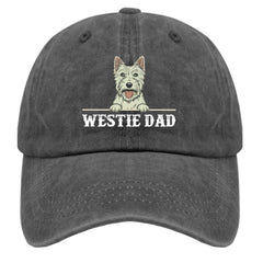 liabiliies Westie Dad Hat with mesh back boosts airflow for outdoor days.
