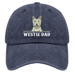 liabiliies Westie Dad Hat side view showing mesh panels for airflow.