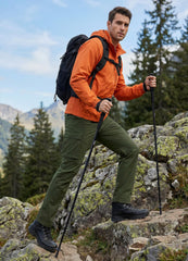 Libin hiking pants back pockets for easy on-trail access.
