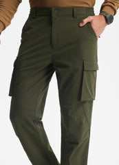 Libin hiking pants showing cargo pockets for secure storage while on the trail.
