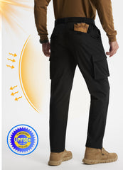Libin hiking pants elastic waistband and belt loops for comfortable customizable fit