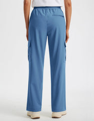 Libin women's hiking cargo pants front with zip pockets for essentials