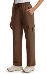 Libin Women's Hiking Pants front view showing cargo pockets for outdoor adventures