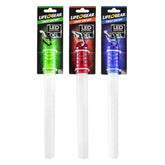 Life+Gear red reusable glow stick for events and emergency lighting.