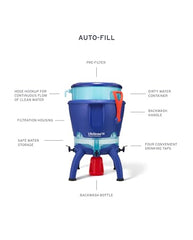 LifeStraw Community autofill function ensures continuous safe drinking water.