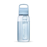 LifeStraw Go Series 1L Icelandic Blue bottle ready for travel with safe-tasting water
