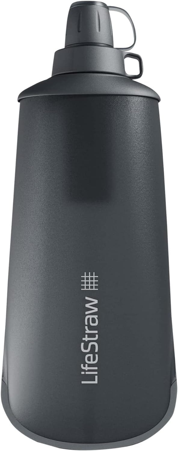 LifeStraw Peak filter membrane demonstrates advanced microfiltration for clean outdoor water.