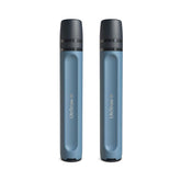 LifeStraw Peak Series two-pack packaging for portable emergency hydration.