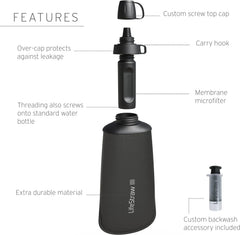 LifeStraw Peak ultra compact design highlights lightweight filtration on the go.