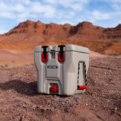 LIFETIME cooler with removable cap enables quick transition to cooling mode.