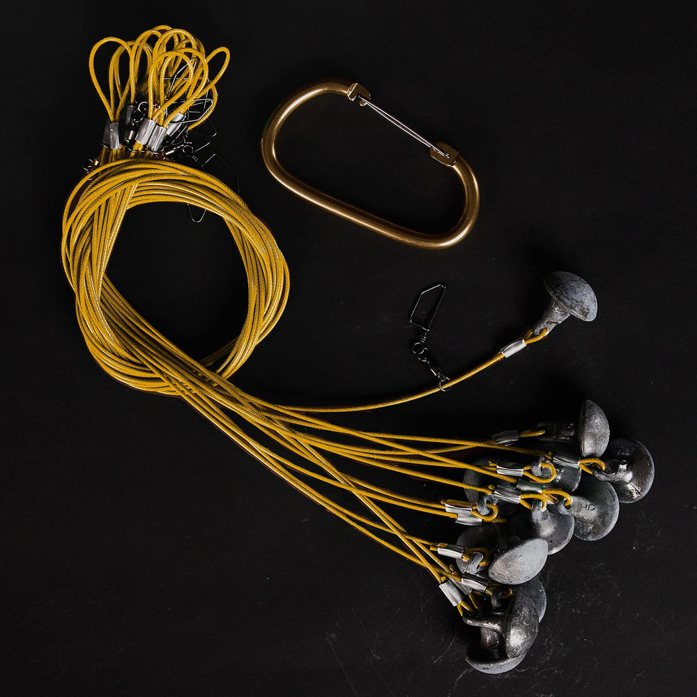 Lifetime Decoys Heyday Duck Decoy Rig maize color showcasing durable, tangle-free deployment