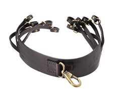 Lifetime Decoys Heyday leather duck strap carrier over shoulder for hands-free hunts