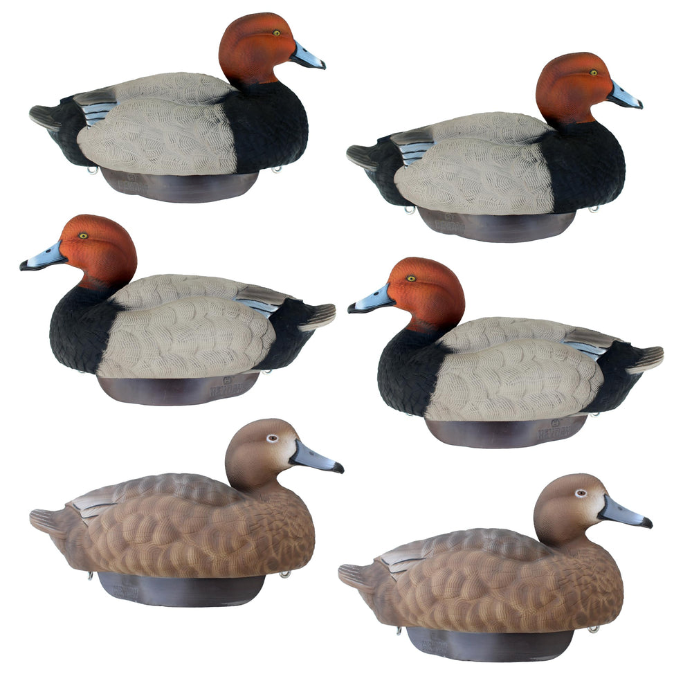 Heyday Redhead hydrofoam construction decoy demonstrates lightweight durability.