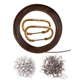 Lifetime Decoys Texas Rig anchor with 125ft PVC-coated cable for quick, tangle-free setups.
