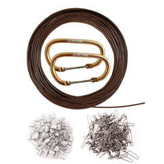Lifetime Decoys Texas Rig anchor with 125ft PVC-coated cable for quick, tangle-free setups.