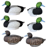 Heyday Bluebill HydroFoam decoy close-up showcases lightweight construction for field transport.