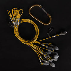 Lifetime Decoys Heyday Outdoors duck decoy rig in water ready for quick deployment
