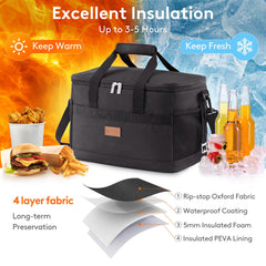 Lifewit cooler bag front-pocket keeps keys and napkins organized on trips