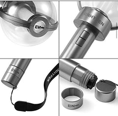 LIGHT STICK ENHYPEN Official color-change preview demonstrates customizable lighting at events.