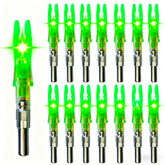 LightingU NoxDyn lighted nock package for bright visibility in practice