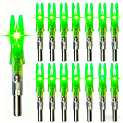 LightingU NoxDyn lighted nock package for bright visibility in practice