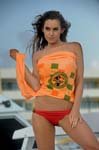 Lightload Beach Towel highly absorbent surface for fast drying.