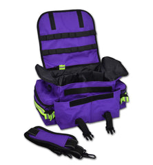 Lightning X Products EMT bag with clearly defined interior compartments, designed for fast item retrieval.