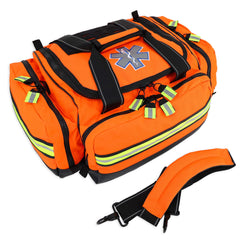 Lightning X Products EMT bag orange side pockets with elastic loops