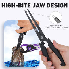 Lightweight ABS-handle fishing pliers