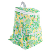 Lilly Pulitzer Make Lemonade insulated backpack cooler keeps snacks fresh on the go