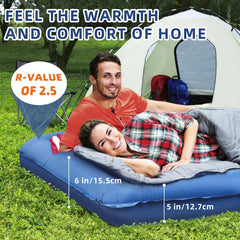 LILTSDRAE sleeping pad built-in pump enables fast inflation on-site.