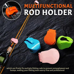 Close-up of memory foam grip on Lilybady rod holder