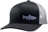 LINDO Trucker Hat Trout Fishing 2.0 front view, simple branding, comfortable fit.