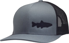 LINDO Trout Fishing 2.0 trucker hat, front view, designed for all-day comfort.