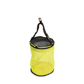 Lindy Bait Tamer bag open, secure Velcro and breathable mesh for healthier bait.