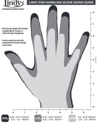 Left-hand Lindy glove designed for quick on-boat use