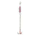 Lindy Perch Talker pink chrome finish attracts perch with shimmering water movement.