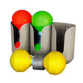 Lindy Tournament Marker Buoy Rack with barbell design resists drift in wind.