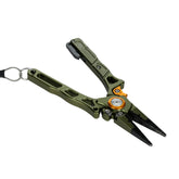 Line Cutterz Elite Pliers cutting braid for quick rigging on a boat