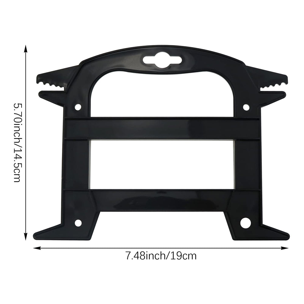 Close-up of polypropylene line winder