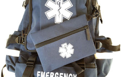 LINE2design First Responder Bag open interior showing organized compartments for meds.